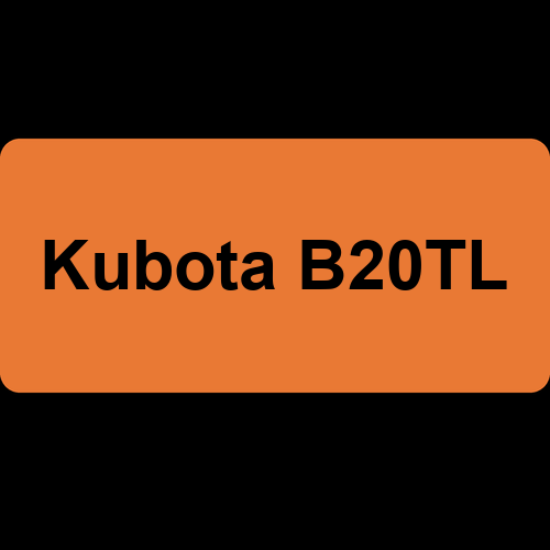Kubota B20TL